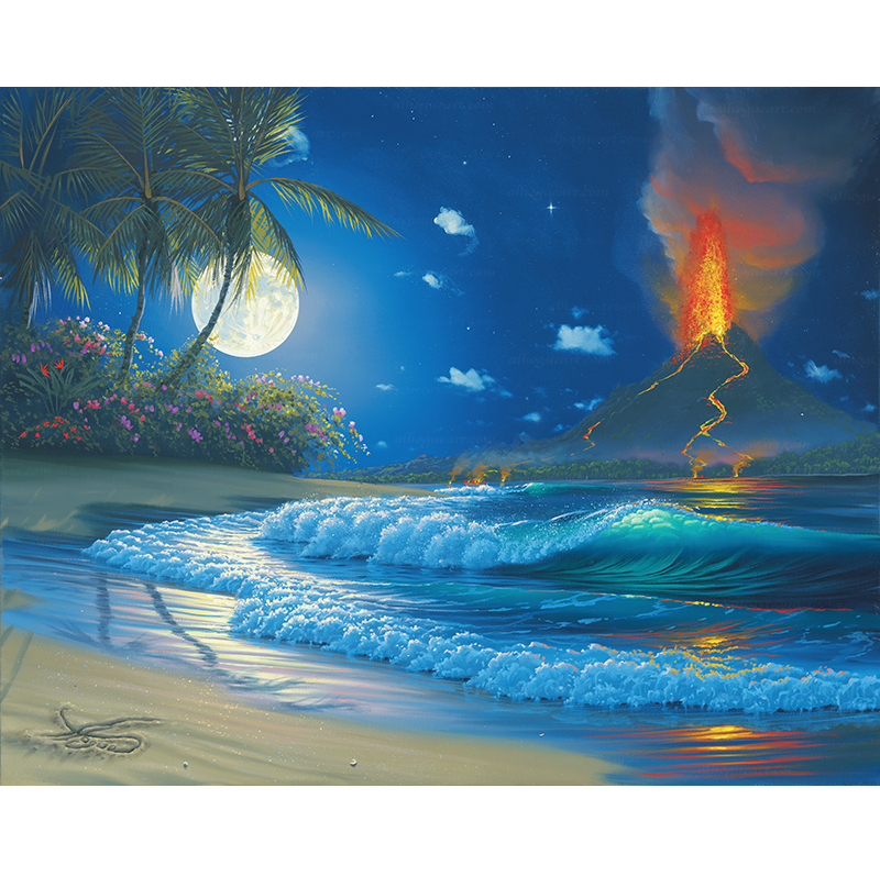 ジョン・アルホーグ 「ペレズムーン」JOHN AL HOGUE 絵画 Al Hogue Art official Website